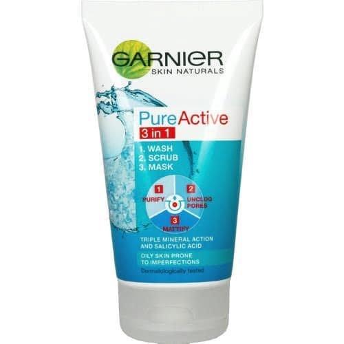 garnier skinactive 3 in 1 face wash