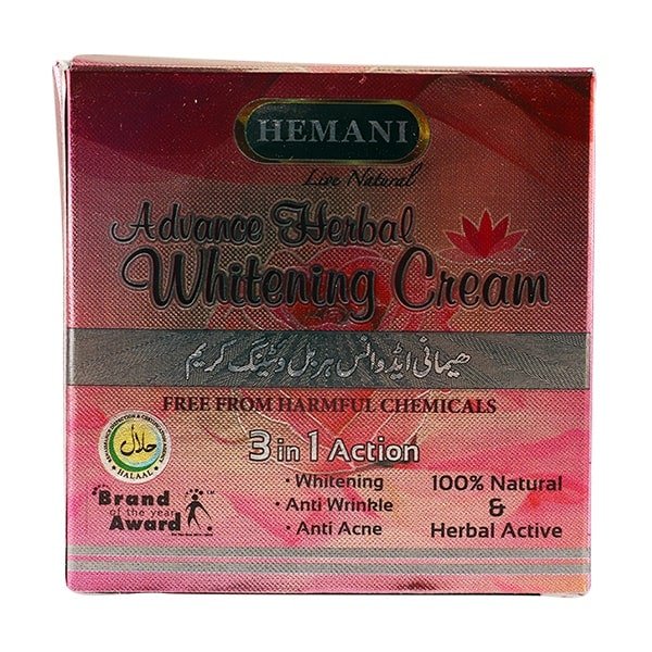 hemani advance herbal whitening cream