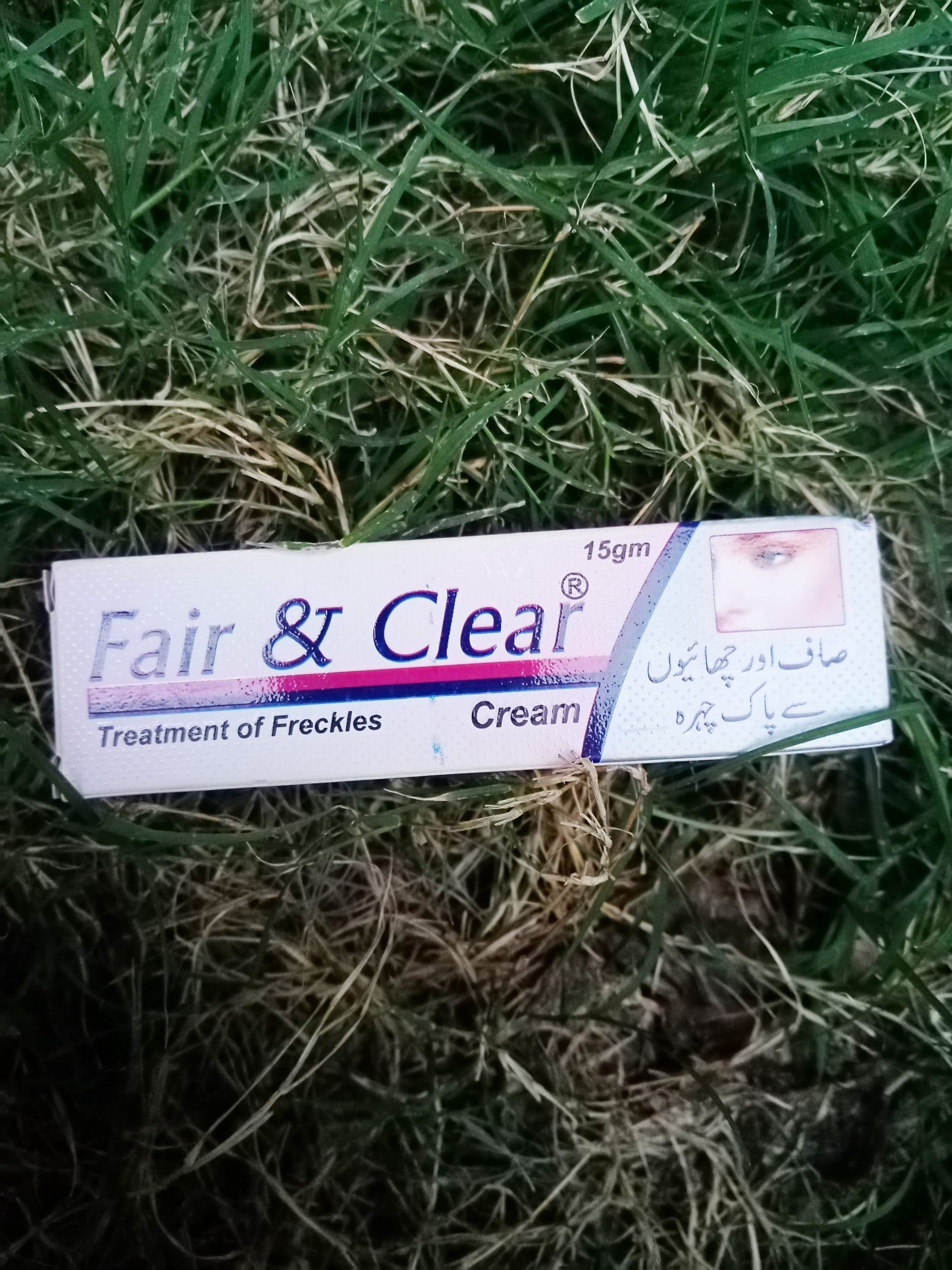 fair & clear cream treatment of freckles